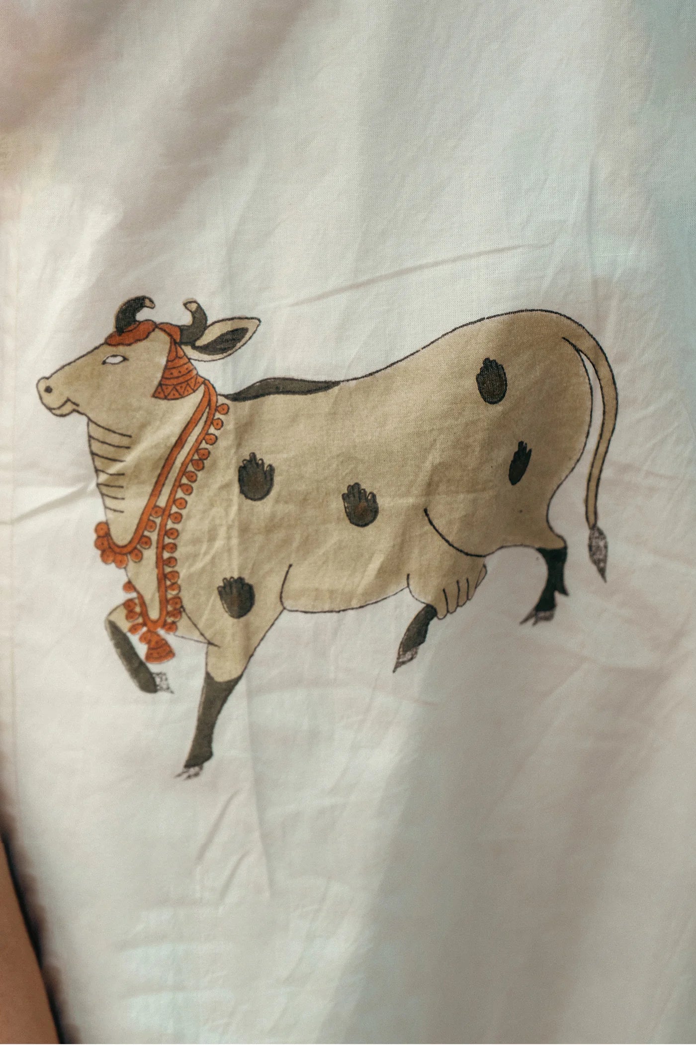 Handcrafted Printed Cotton Kurta